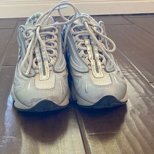 New Balance Gray and White Running Shoes